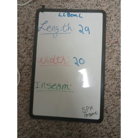 L.L. Bean Organic Cotton and Lycell Flannel Shirt Mens L - Picture 6 of 7